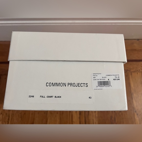 Common projects low full court black size US 10 (rare) - Picture 13 of 16
